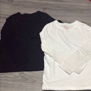Cat & Jack Long Sleeve Tees Black and White tees*